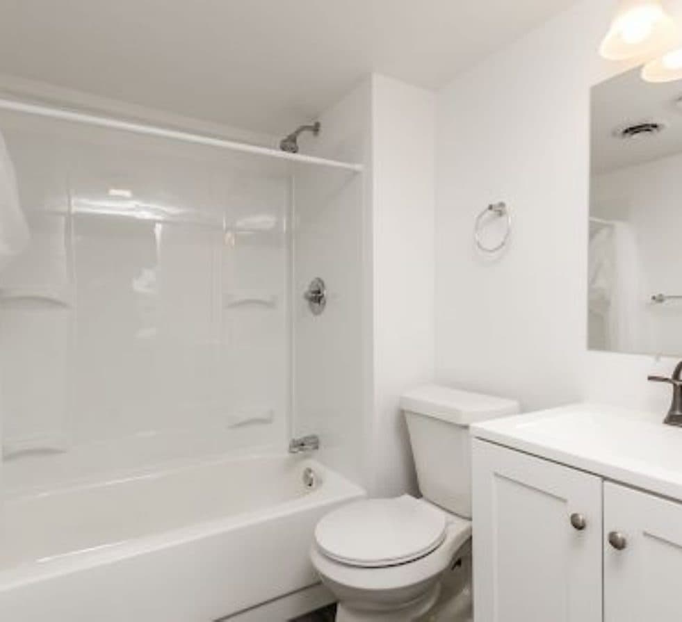 Bathroom after renovation