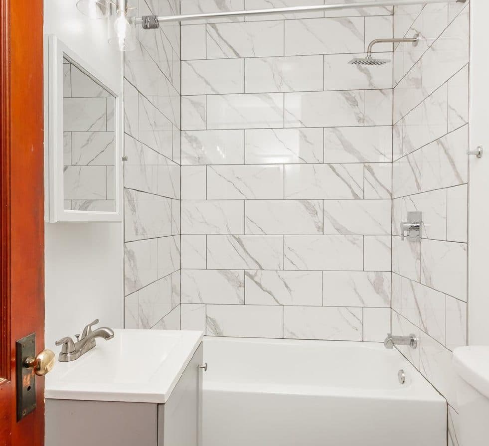 Bathroom after renovation